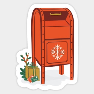Santa Mail Sticker